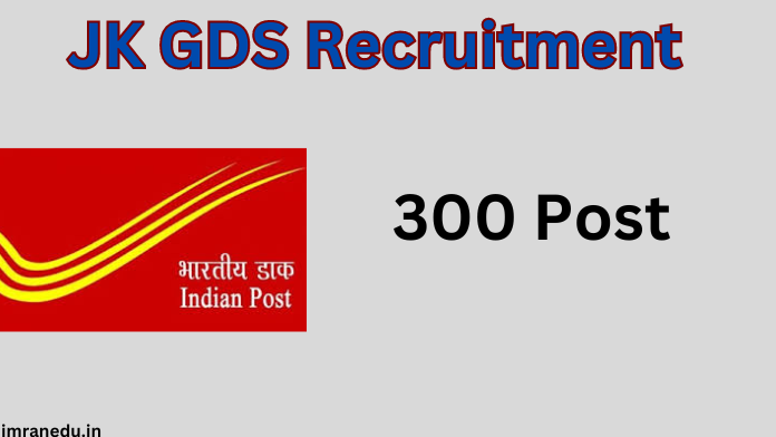 JK GDS Recruitment 2024 