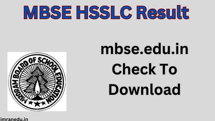 MBSE HSSLC Result 2024 Link - mbse.edu.in Check To Download