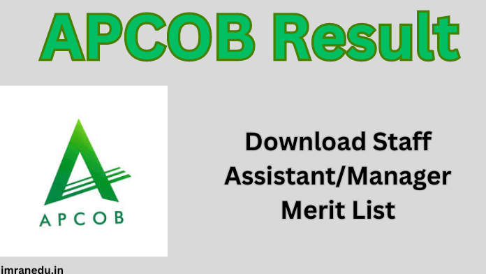 APCOB Result 2024