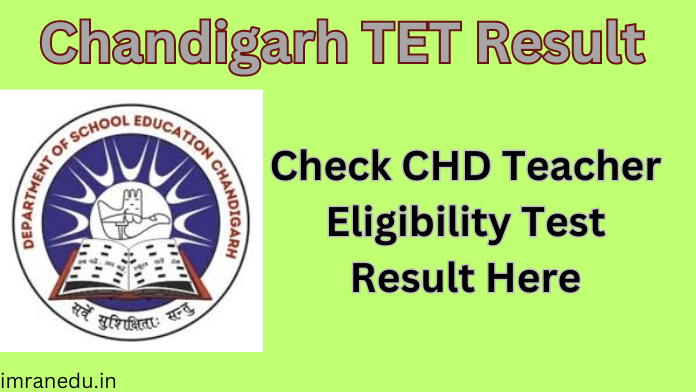 Chandigarh TET Result 2024