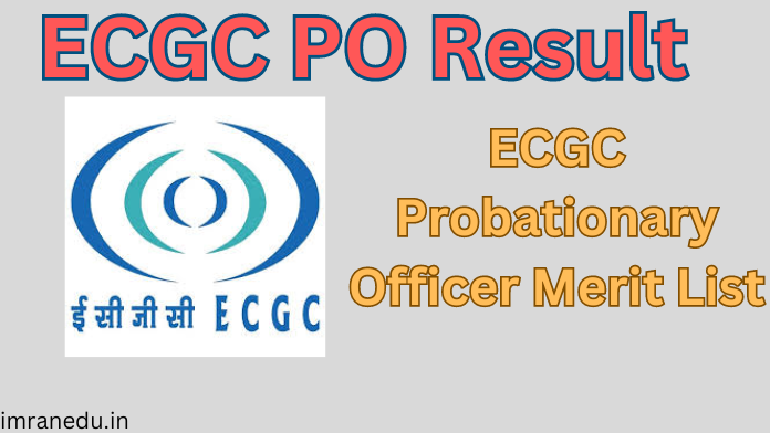 ECGC PO Result 2024