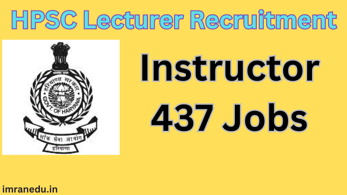 HPSC Lecturer Recruitment 2024