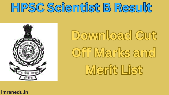 HPSC Scientist B Result 2024