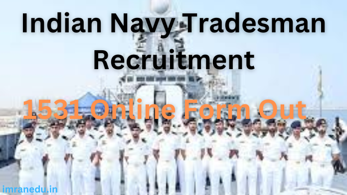 Indian Navy Tradesman Recruitment 2024