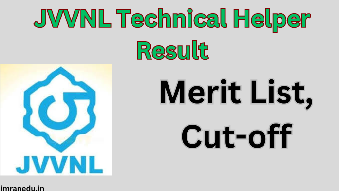 JVVNL Technical Helper Result 2024