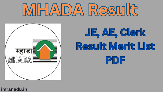 MHADA Result 2024 -