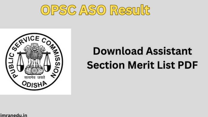 OPSC ASO Result 2024