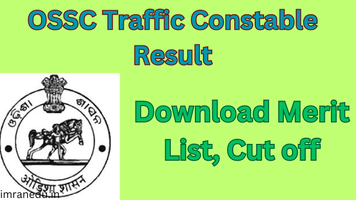 OSSC Traffic Constable Result 2024