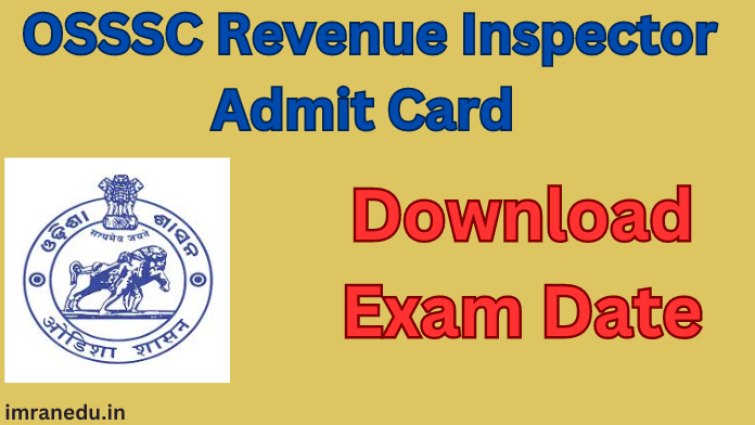 OSSSC Revenue Inspector Admit Card