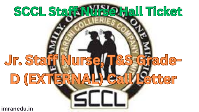 SCCL Staff Nurse Hall Ticket 2024