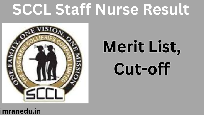 SCCL Staff Nurse Result 2024