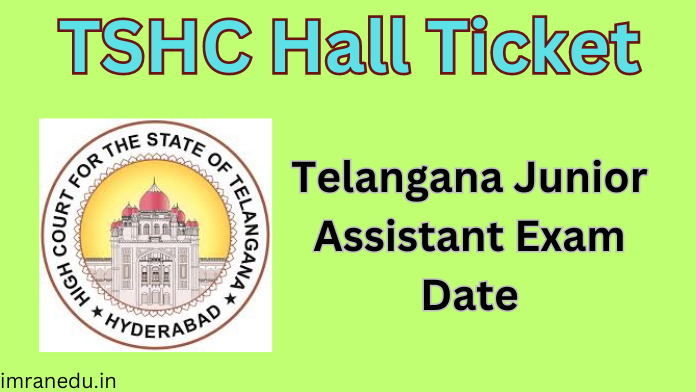 TSHC Hall Ticket 2024