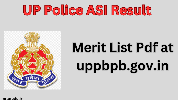 UP Police ASI Result 2024