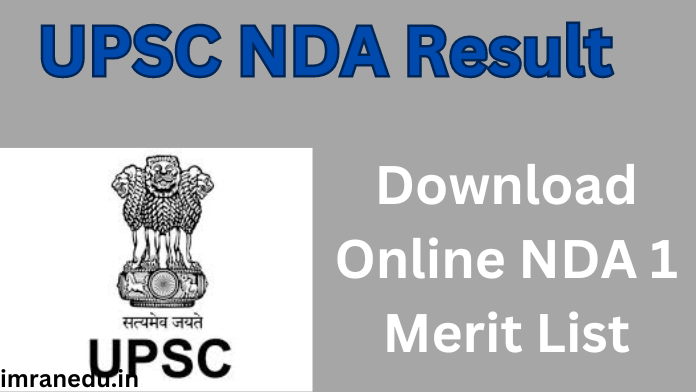 UPSC NDA Result 2024