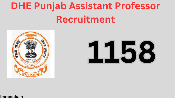 DHE Punjab Assistant Professor Recruitment