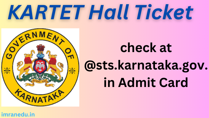 KARTET Hall Ticket 2024